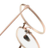 Designer Glasses for Men LE1019 - Sophisticated Round Titanium Frames