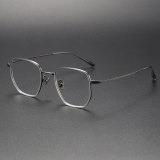 Titanium Eyeglass Frames LE1023 - Sleek Design for Prescription & Non-Prescription