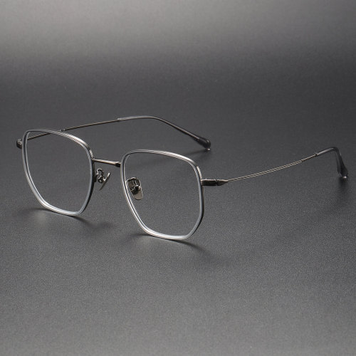 Titanium Eyeglass Frames LE1023 - Sleek Design for Prescription & Non-Prescription