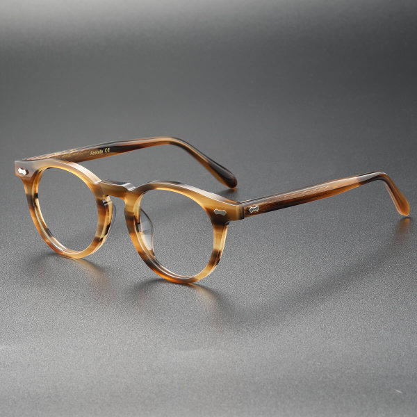 Reading Glasses for Men LE0084 - Round Tortoiseshell Acetate Design