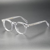 Clear Eyewear Frames LE0084 - Stylish Acetate Round Glasses