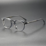 Blue Light Eyewear LE0084 - Chic Round Acetate Frames