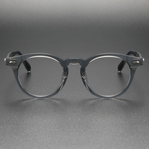 Blue Light Eyewear LE0084 - Chic Round Acetate Frames