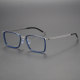 Blue Glasses LE0172 - Titanium Rectangle Frames for All