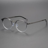 Computer Glasses LE0174 - Titanium Round Frames for Everyone