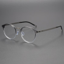 Computer Glasses LE0174 - Titanium Round Frames for Everyone