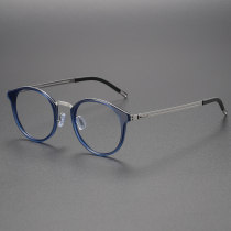 Blue Glasses LE0174 - Round Titanium Frames for All