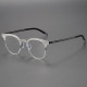 Clear Rim Glasses LE0181 - Titanium Half Rim Elegance (XJ)
