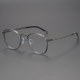 Blue Light Glasses Readers LE0175 - Round Titanium Frames (XJ)