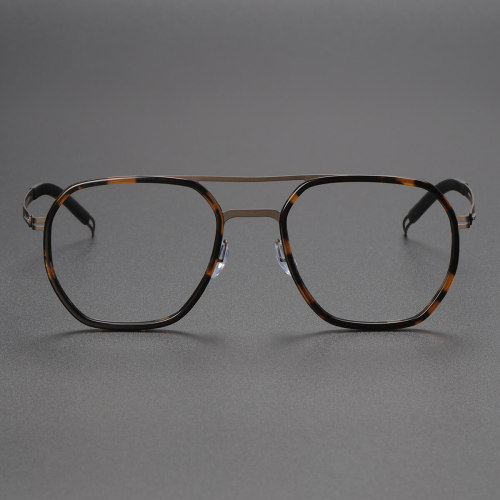 Aviator Prescription Glasses LE0178 - Titanium Frame Elegance