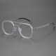 Clear Aviator Glasses LE0178 - Lightweight Titanium Frames (XJ)