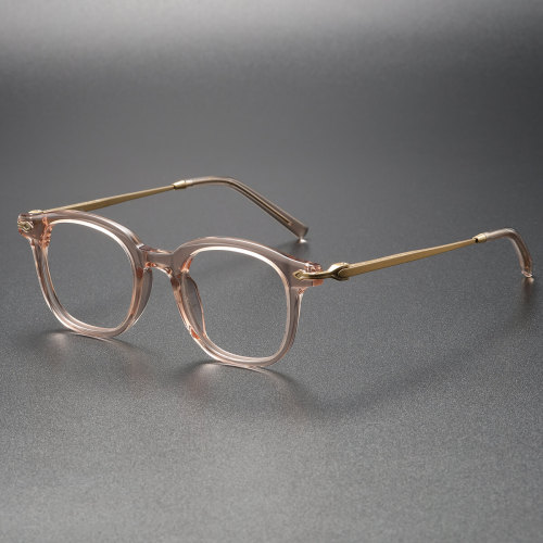 Pink Glasses LE0151 - Chic Acetate Square Frames