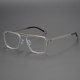 Clear Aviator Glasses LE0179 - Sleek Titanium Design for All