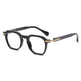 Black Glasses LE0155 - Premium Acetate Blue Light Spectacles for Vision Correction & Fashion