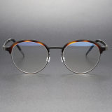 Titanium Eyeglasses LE0257 - Lightweight Round & Tortoise Shell Frames for All Prescriptions