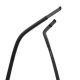 Black Glasses LE0256 - Titanium Aviator Frame with Double Bridge