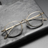 Elegant Gold Oval Glasses LE0370 - Tailored Prescription Fit