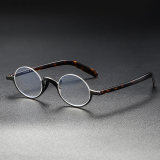 LE0386 Gunmetal Semi Rimless Prescription Glasses - Versatile & Stylish