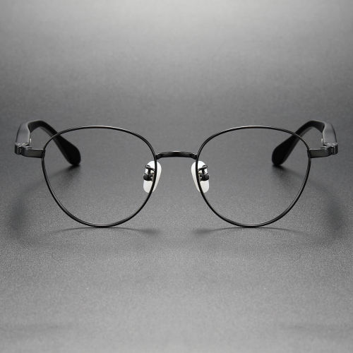 LE0387 Women's Black Prescription Eyeglass Frames - Elegantly Designed