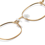 LE0388 Gold Rimmed Prescription Glasses - Unisex Elegance