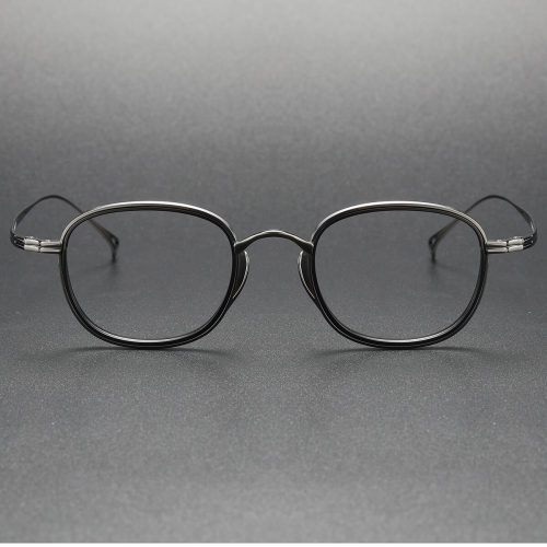 LE0370 Gunmetal Titanium Optical Glasses - Prescription & Non-Prescription