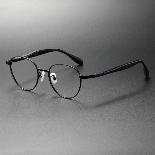 LE0387 Women's Black Prescription Eyeglass Frames - Elegantly Designed