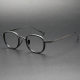 LE0370 Gunmetal Titanium Optical Glasses - Prescription & Non-Prescription