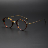 Round Tortoise Shell Glasses - Timeless Style | LE0379
