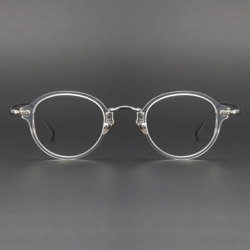Classic Clear Round Prescription Glasses | Precision & Style