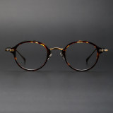 Round Tortoise Shell Glasses - Timeless Style | LE0379