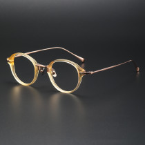 Classic Round Titanium Prescription Glasses - LE0379
