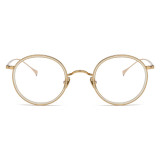 LE0377 Gold Circle Frame Glasses: Timeless Elegance Redefined