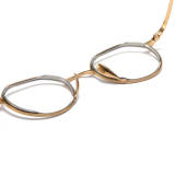 Golden Aura Progressive Reading Glasses - LE0372's Titanium Elegance