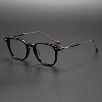 LE0396 Black and Gold Glasses for a Touch of Sophistication LE0396 Black and Gold Glasses for a Touch of Sophistication