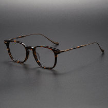 LE0396 Photochromic Glasses - Sophisticated Gray Acetate Meets Silver Titanium LE0396 Photochromic Glasses - Sophisticated Gray Acetate Meets Silver Titanium