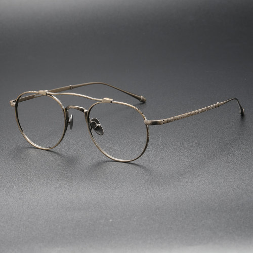 Titanium Crafted Aviator Glasses Frames - The Classic LE0397 Series