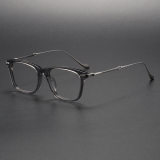 LE0395: Sleek and Sophisticated Rectangle Prescription Eyeglasses