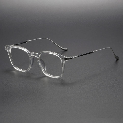 LE0396 Clear Rim Glasses: The Pinnacle of Minimalist Design