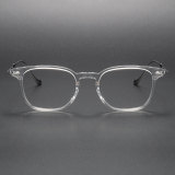 LE0396 Clear Rim Glasses: The Pinnacle of Minimalist Design