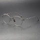 LE0399 Round Prescription Glasses: Gunmetal Precision and Style