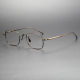 LE0360 Titanium Optical Glasses in Bronze - Sleek Oval Prescription Frames
