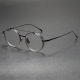 Aviator Prescription Glasses LE0356 in Gray & Black - Titanium Round Frames