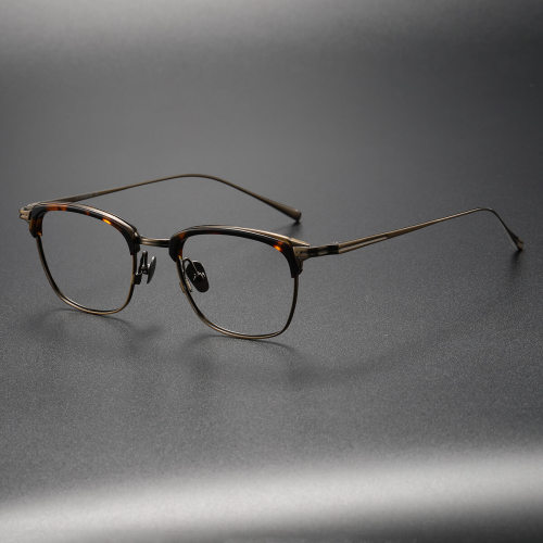 Browline Glasses LE0353 in Tortoise & Bronze - Timeless Sophistication