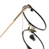 Black and Gold Glasses LE0354 – Elegance Defined, Modern Titanium Frames