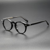 Progressive Readers LE0084 - Black Round Acetate Frames