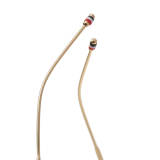 Black and Gold Glasses LE0493 - Luxurious Geometric Titanium Frames