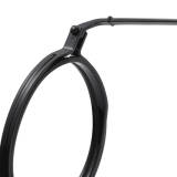 Black Frame Glasses LE0447 - Sleek Titanium Round Glasses from Olet Optical