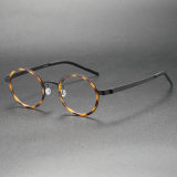 Titanium & TR Eyeglasses LE0244_Black & Tortoise