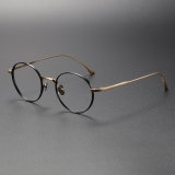 Black and Gold Glasses LE0504 - A Fusion of Sophistication and Style