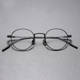 Black Round Glasses LE0141 - Ultra-Lightweight Design